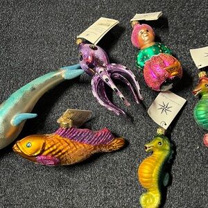 6 vintage Christopher Radko ornaments
